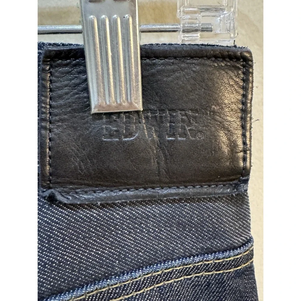 Edwin SEN Skinny Black Japan Selvedge  Blue Raw State ES505S Size 28 By 33